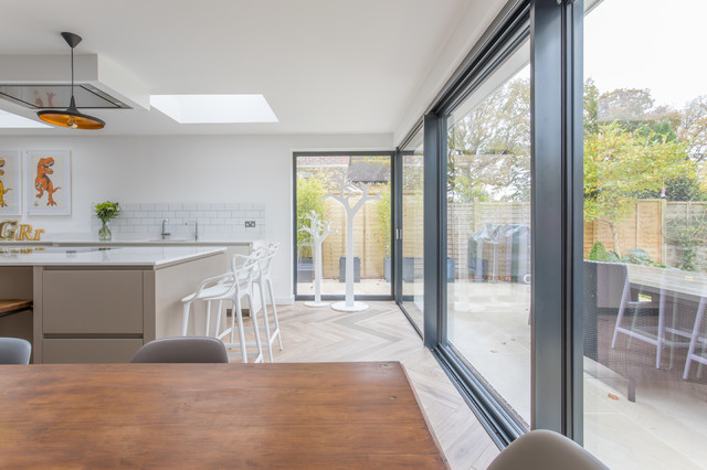 Creative extension | Huge personality contemporary-kitchen