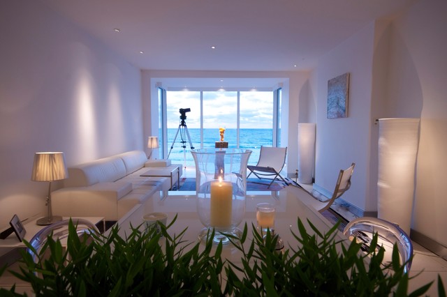 Beach House - St Ives, Cornwall coastal-living-room