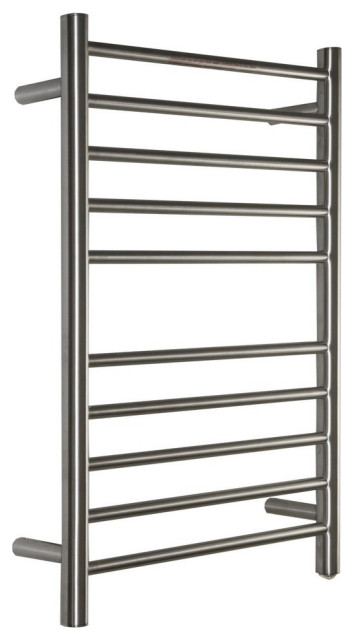 Koze 110 Wall Mounted Electric Towel Warmer, Brushed Nickel ...