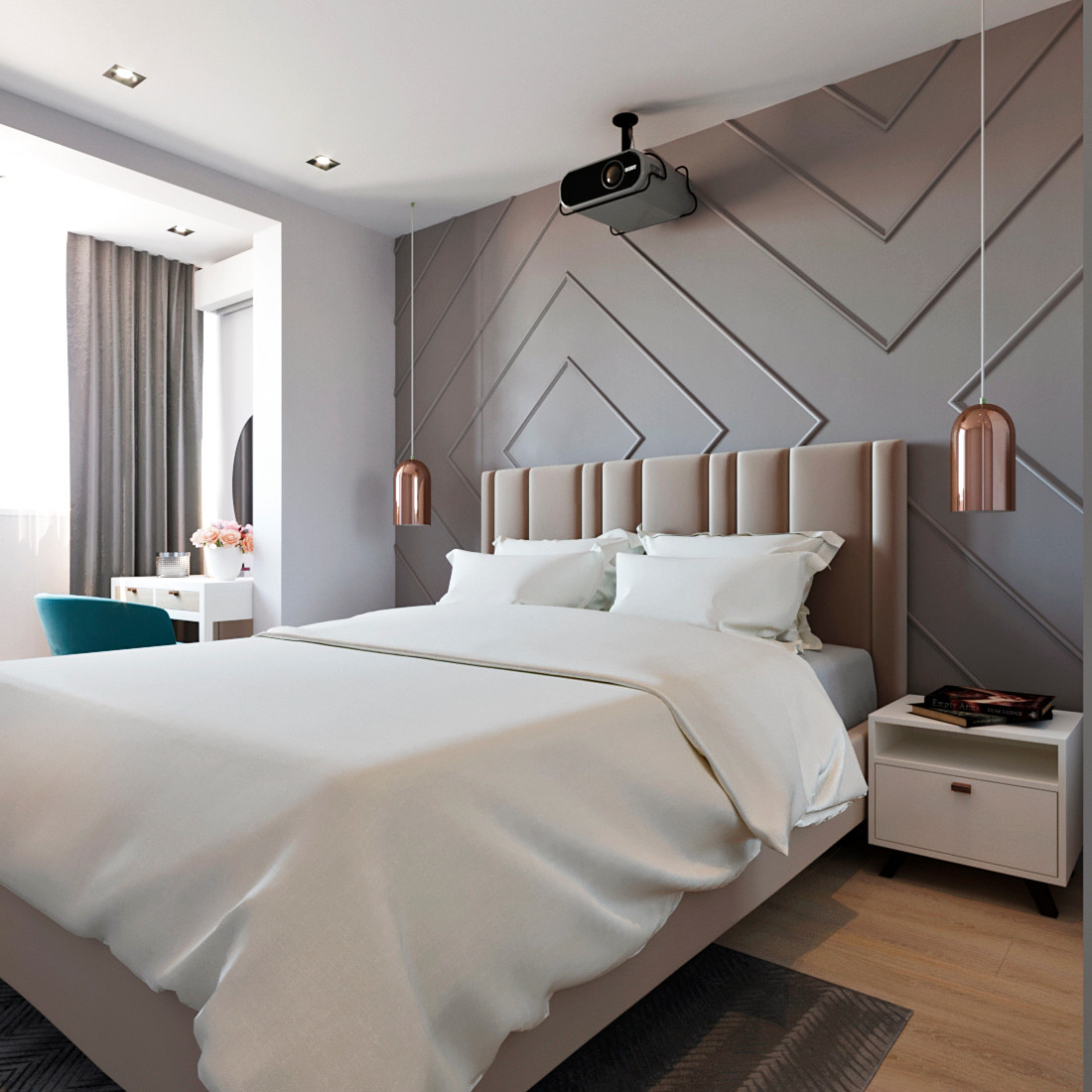Спальня в современном стиле