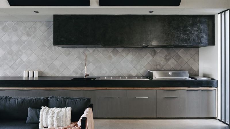 Contemporary kitchen in Adelaide.