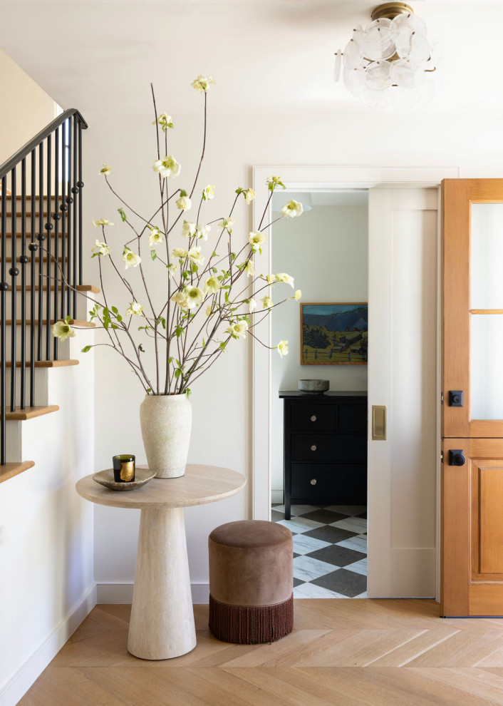 Inspiration for a french country entryway remodel in San Francisco