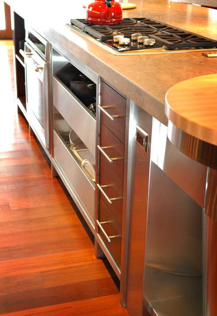 Wine Room for a Private Residence contemporary-kitchen