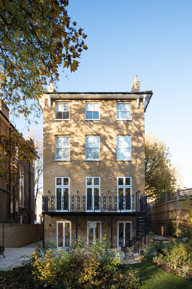 This is an example of a traditional balcony in London.