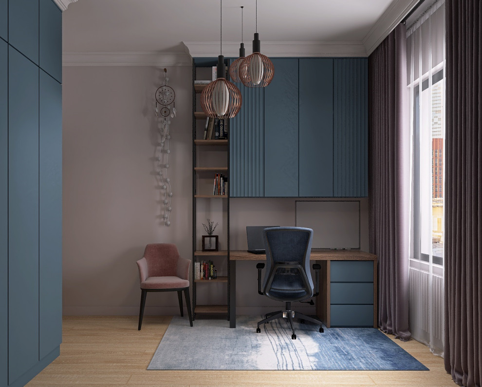 Современная квартира с смелыми цветами