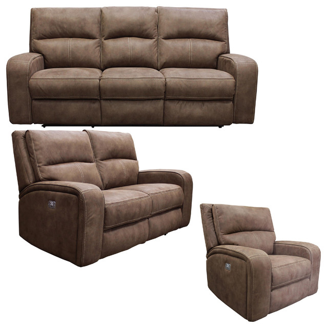 Parker Living, Polaris 3Piece Dual Reclining Power Living Room Set