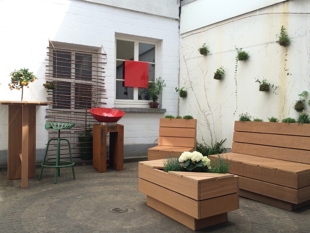 Garten contemporaneo-terraza-y-balcon