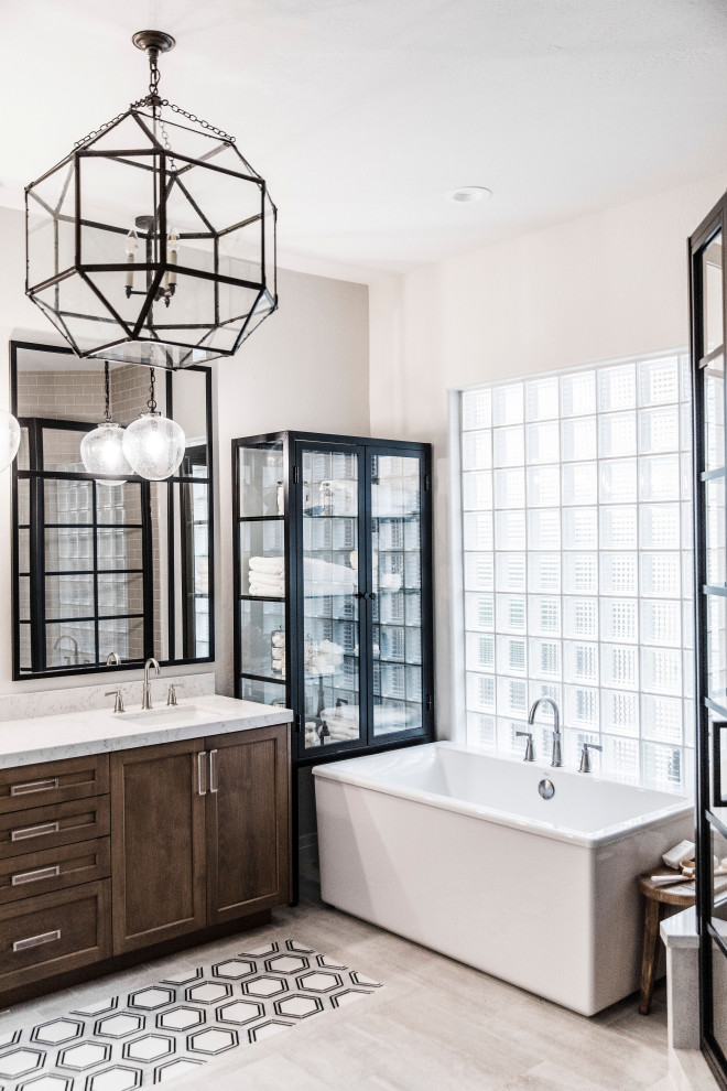 Bathroom - transitional bathroom idea in Phoenix