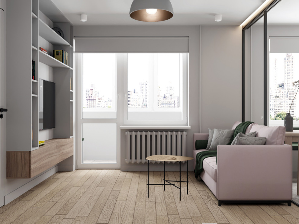 Дизайн интерьера квартиры в современном стиле площадью 47 м2