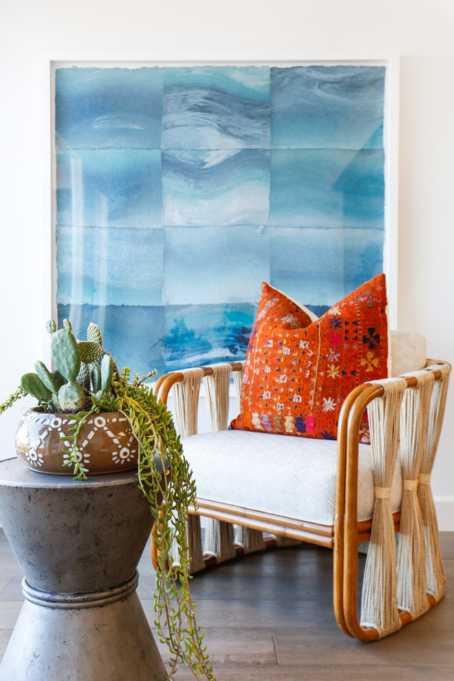 Inspiration for a large beach style sunroom in Orange County.