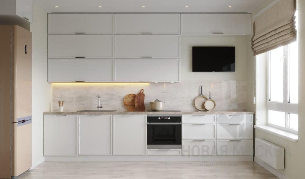 Дизайн-проект двухкомнатной квартиры 64 кв.м в ЖК «Переделкино Ближнее»