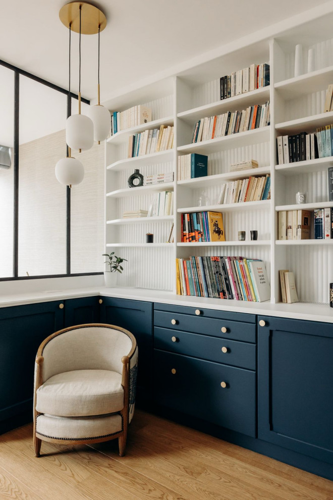 Rénovation de la bibliothèque de la salle à manger