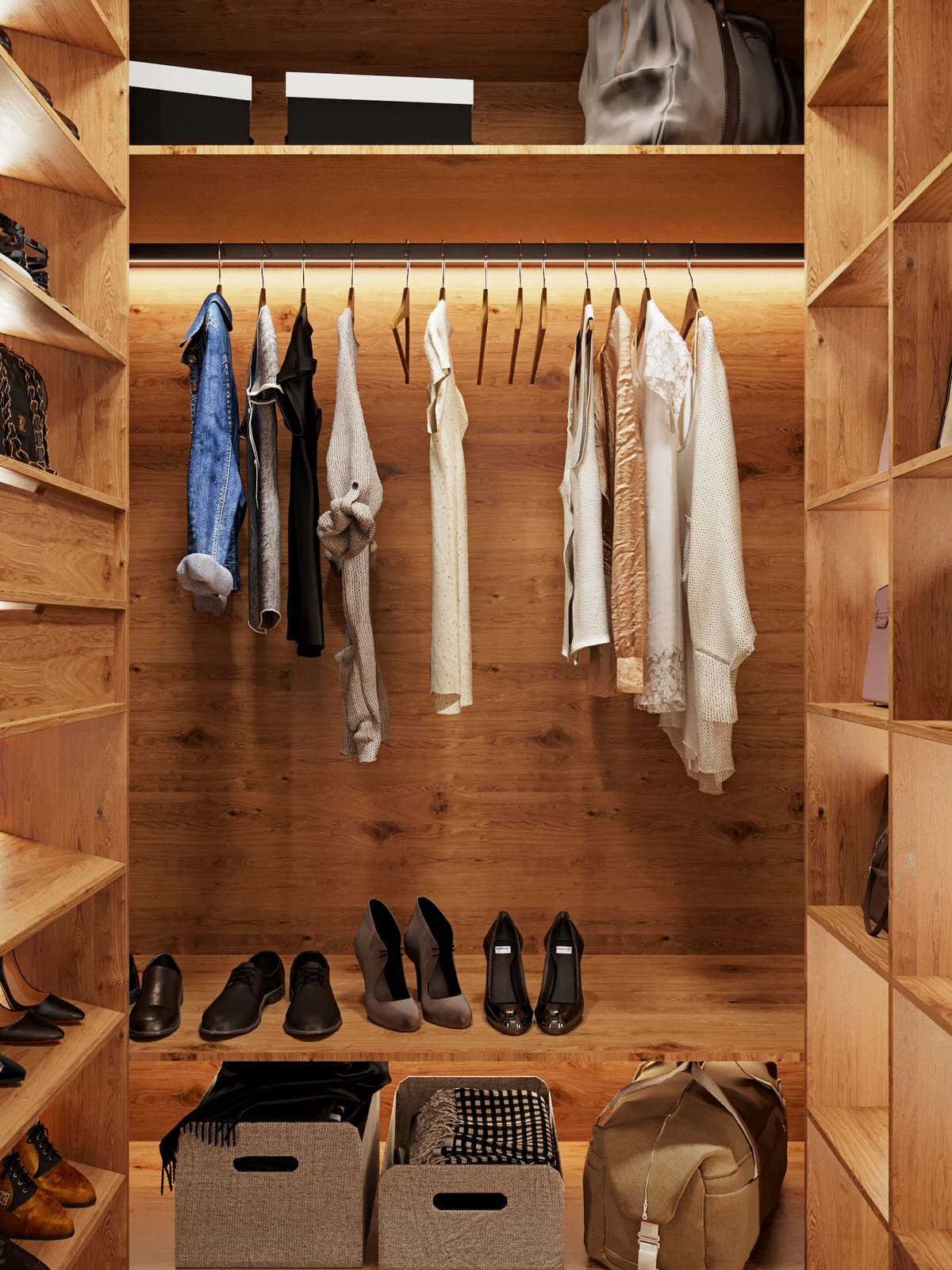 Гардероб. Квартира в ЖК "Ангелово"