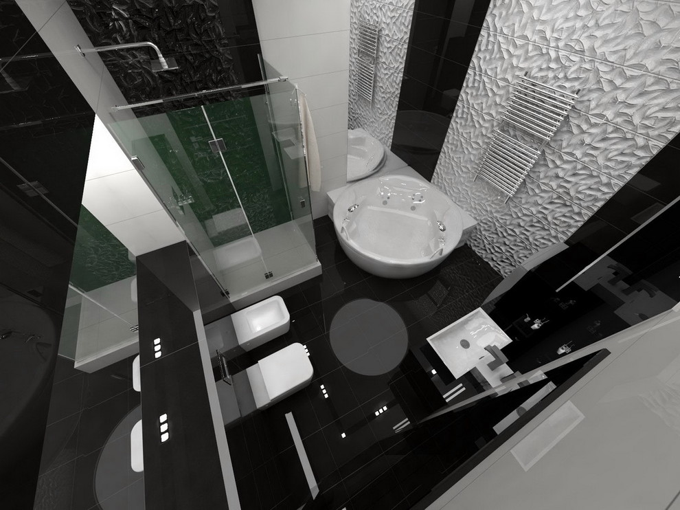 квартира стиль хай тэк + футуризм