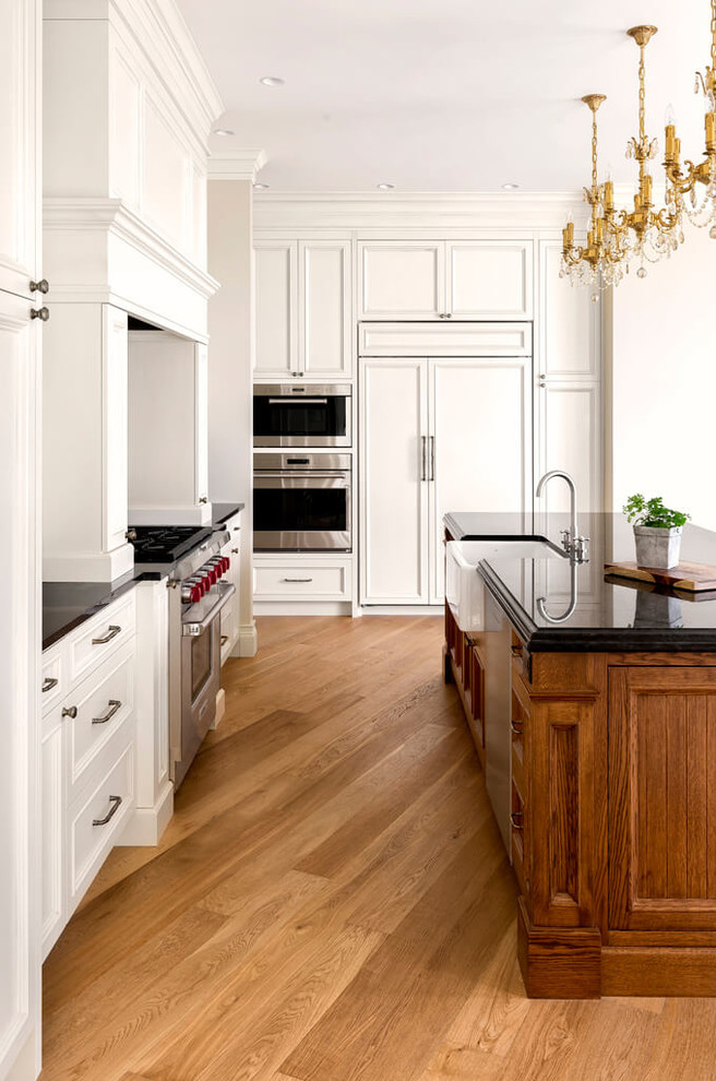 Inspiration for a classic kitchen in Vancouver.