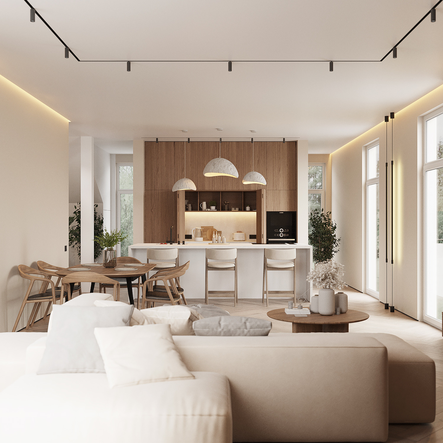 Дизайн-проект дома в г. Томск