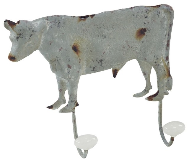 Country Cow Coat Hooks
