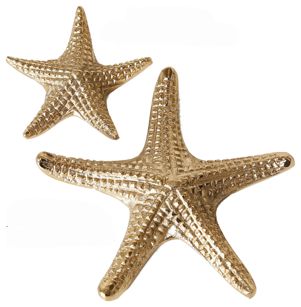 Star Fish Fishing Boat Beach Sea Large Starfish Figurine White Resin /Bathroom 