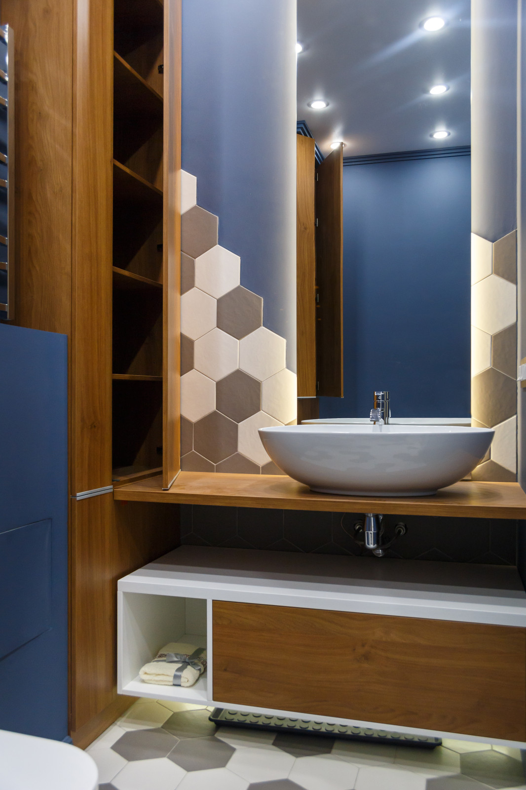 Реализованный проект для семьи из трех человек в ЖК Перспектива, г.Казань