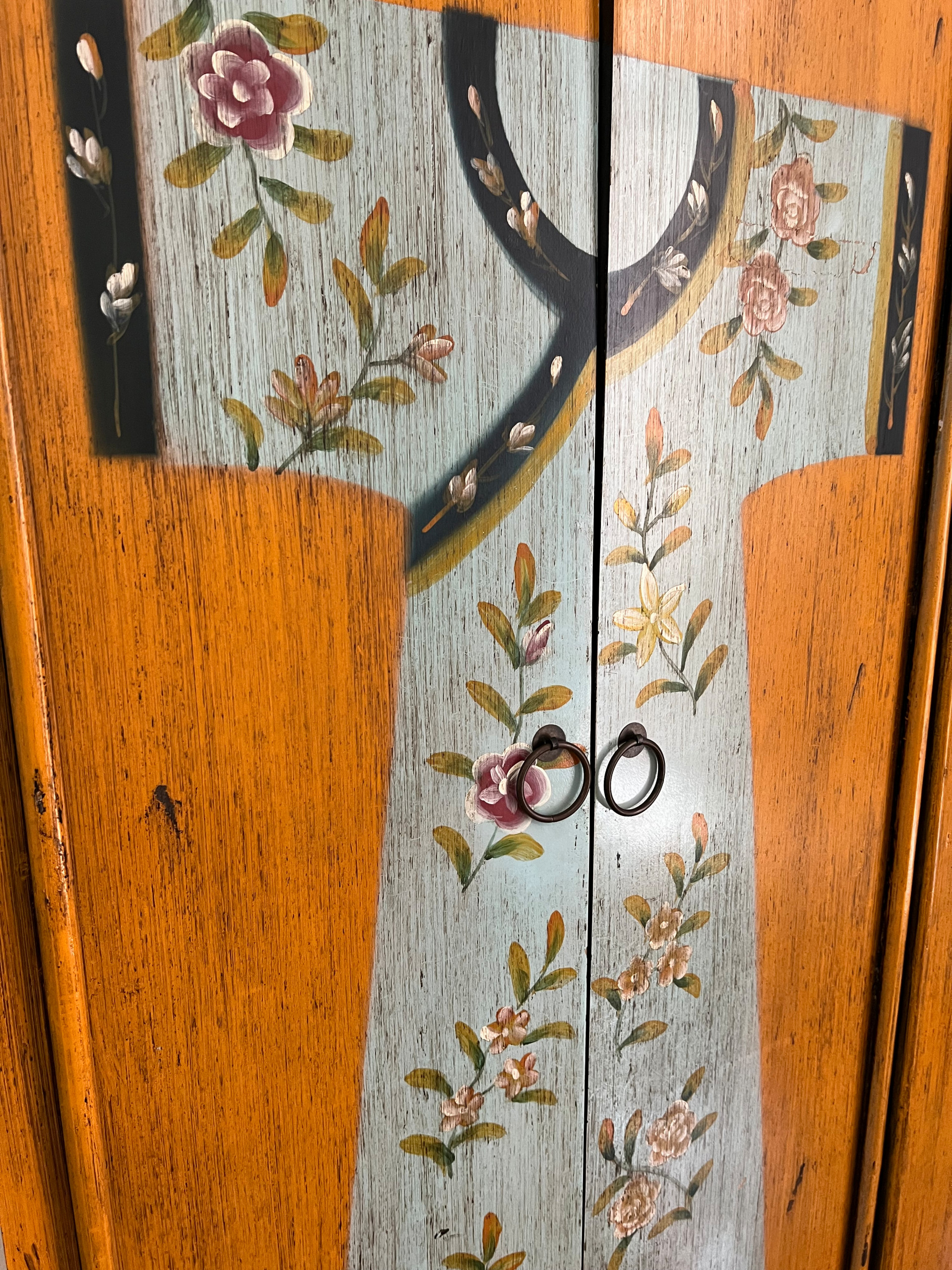 Hand painted cupboard
