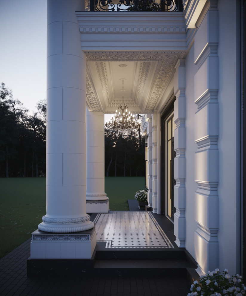 Разработка и оформление проекта загородной резиденции в классическом стиле