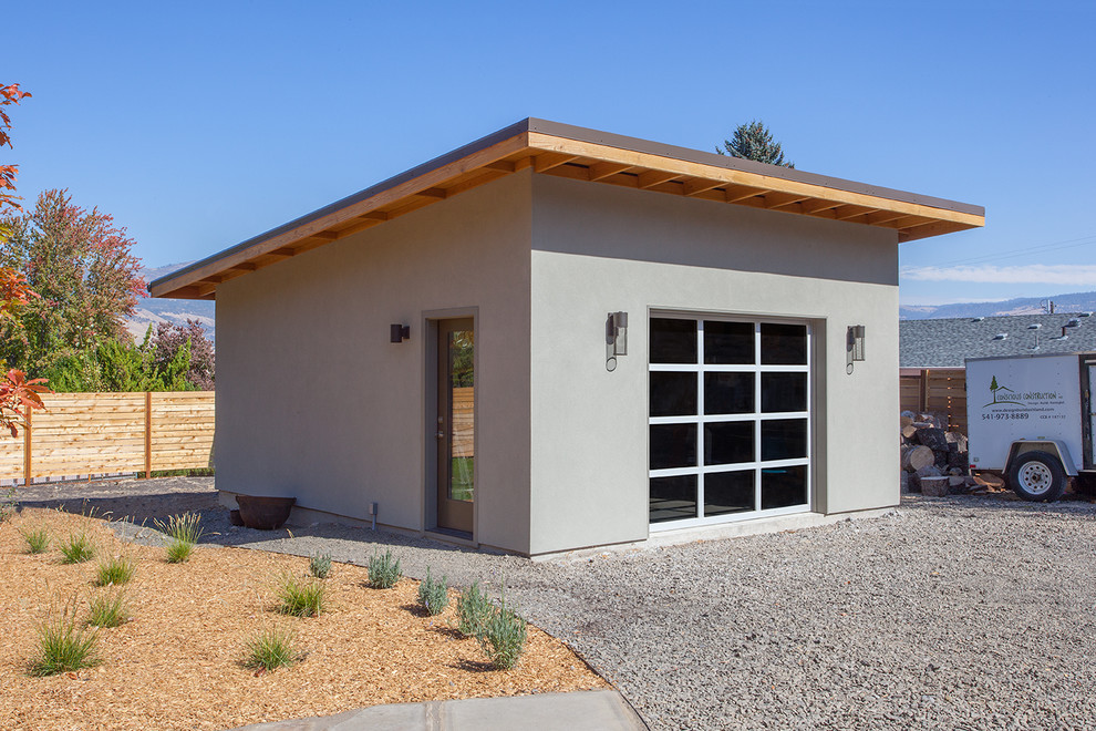 Photo of a transitional garage in Other.