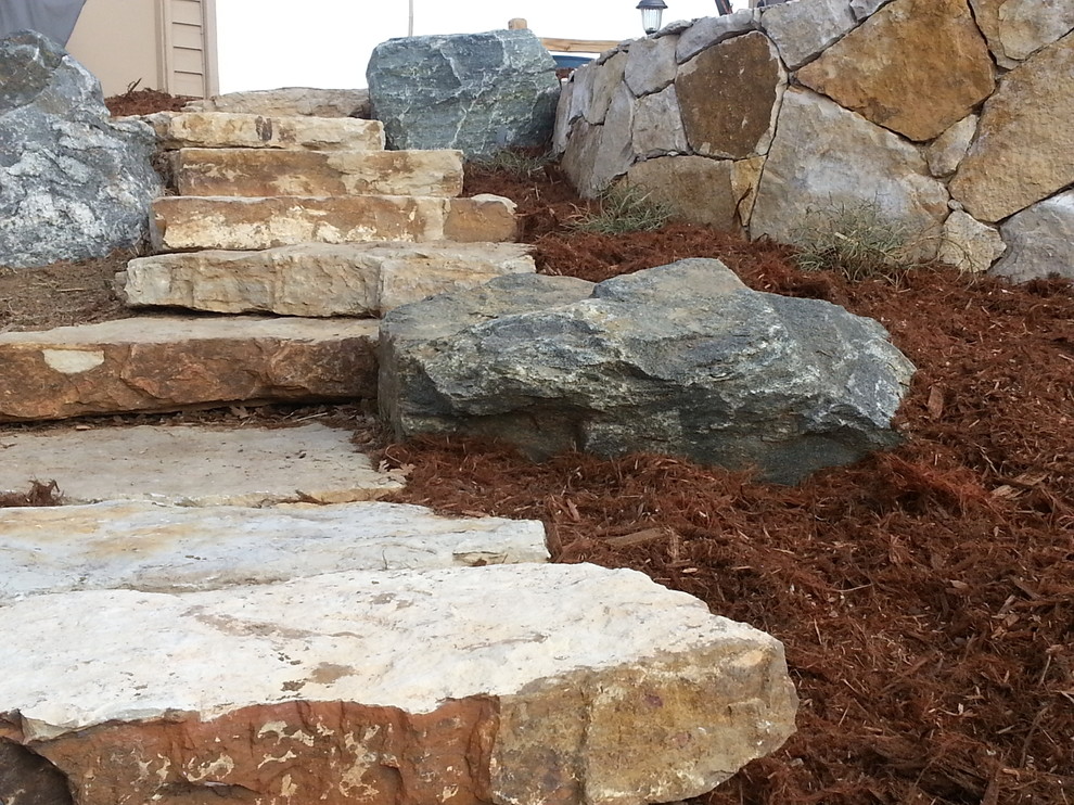 This is an example of a rustic landscaping in Denver.