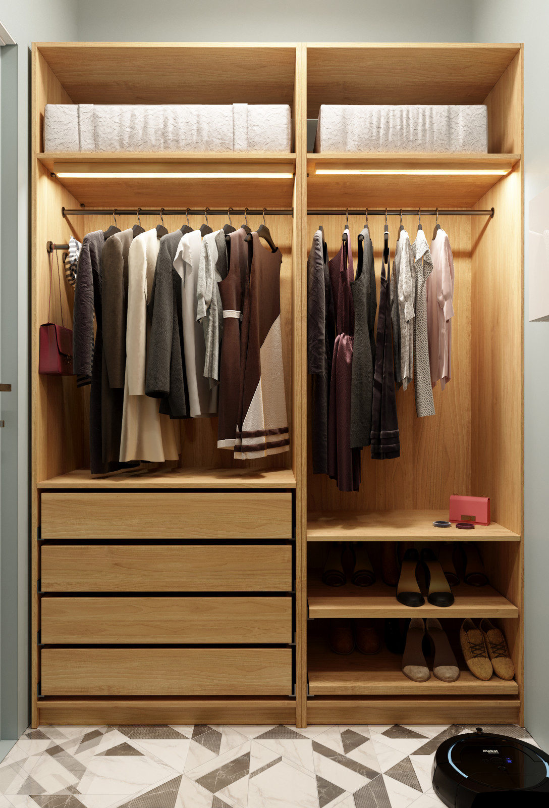 Кофе, мята и корица.