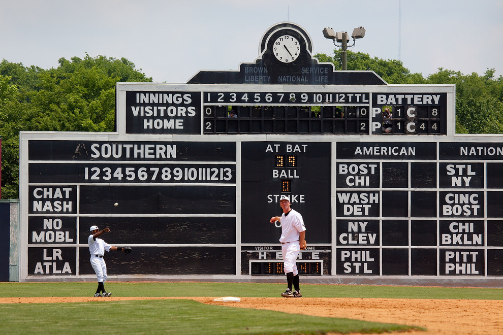 Rickwood Ballpark Scoreboard, Birmingham, Alabama Print, 8" x 10
