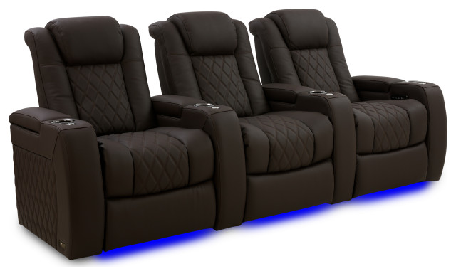 Tuscany Top Grain Leather Recliner - Modern - Theater Seating - by E ...