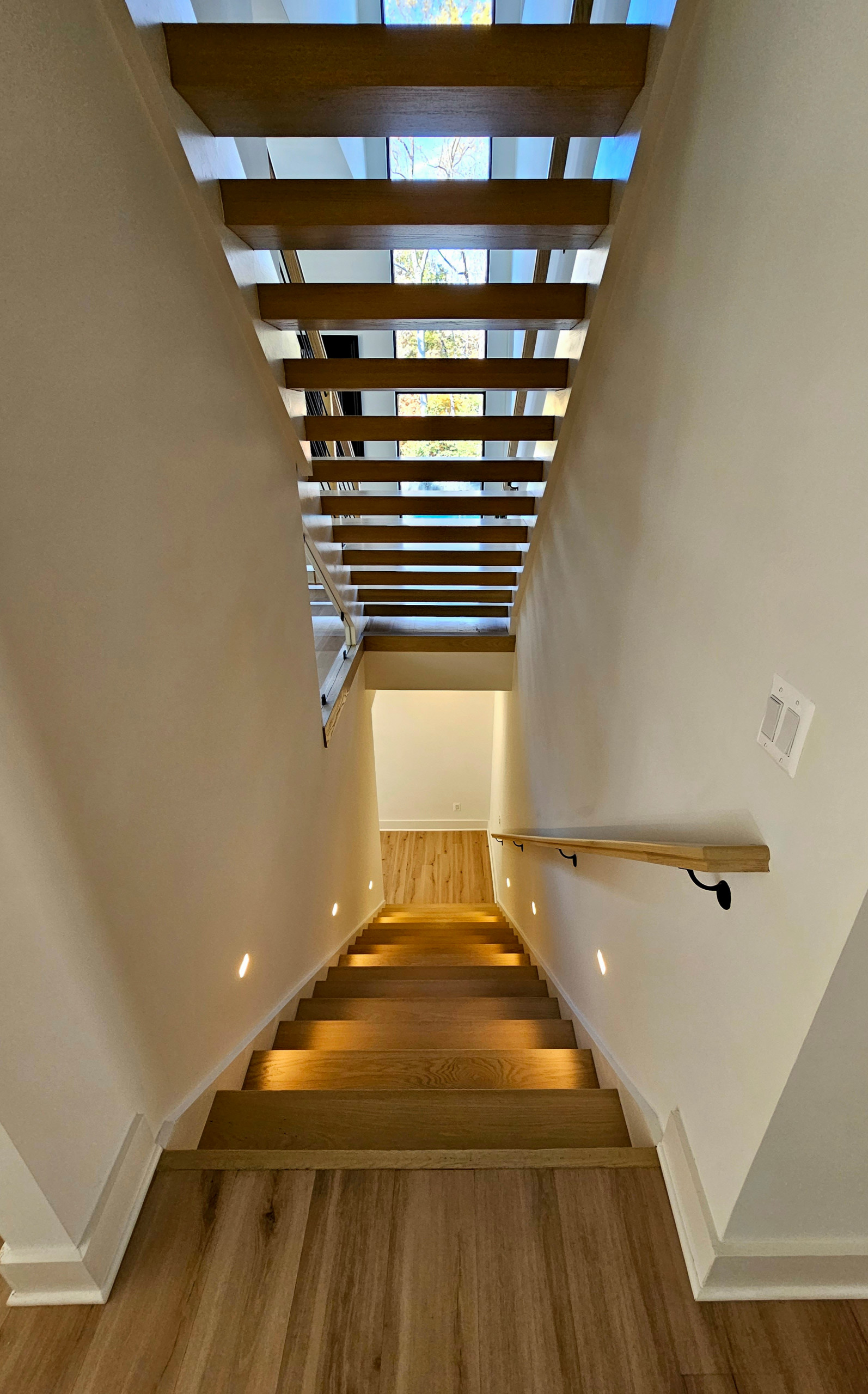 111_Open-Rise Stair with a Stunning Pool View, Great Falls, VA 22066