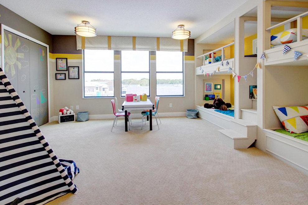This is an example of a contemporary kids' room in Tampa.