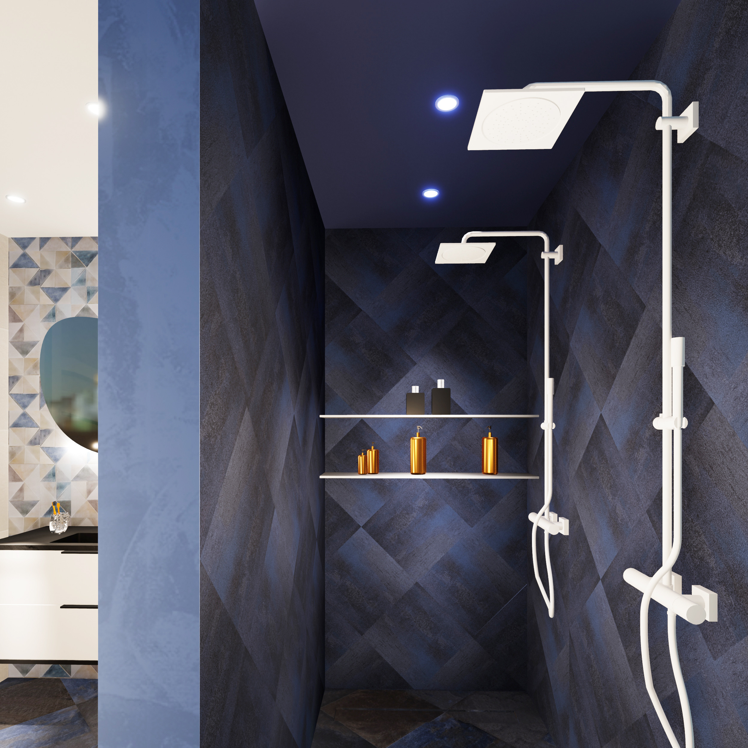 ✦ Rénovation complète d'une salle de bain ✦ douche en duo