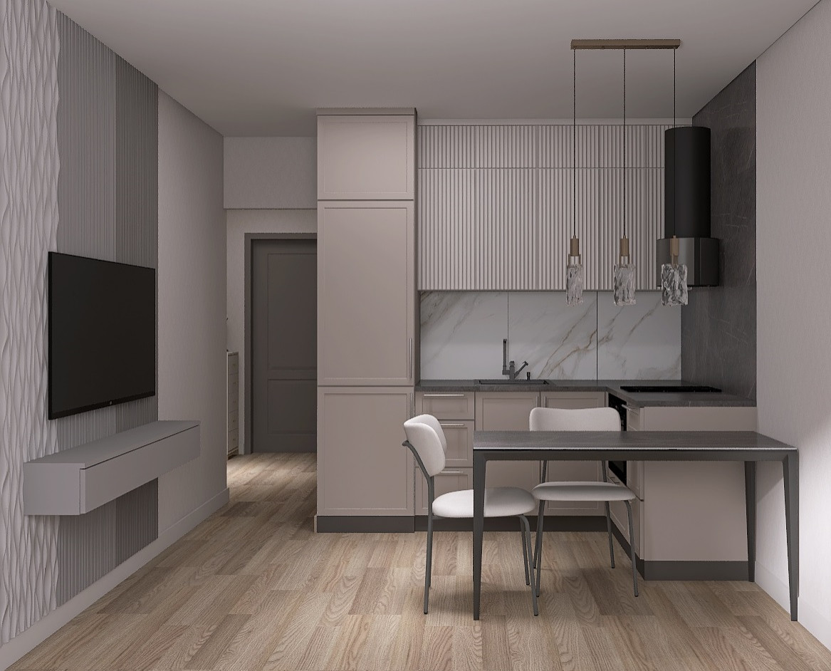 Квартира для девушки "кофе с молоком"