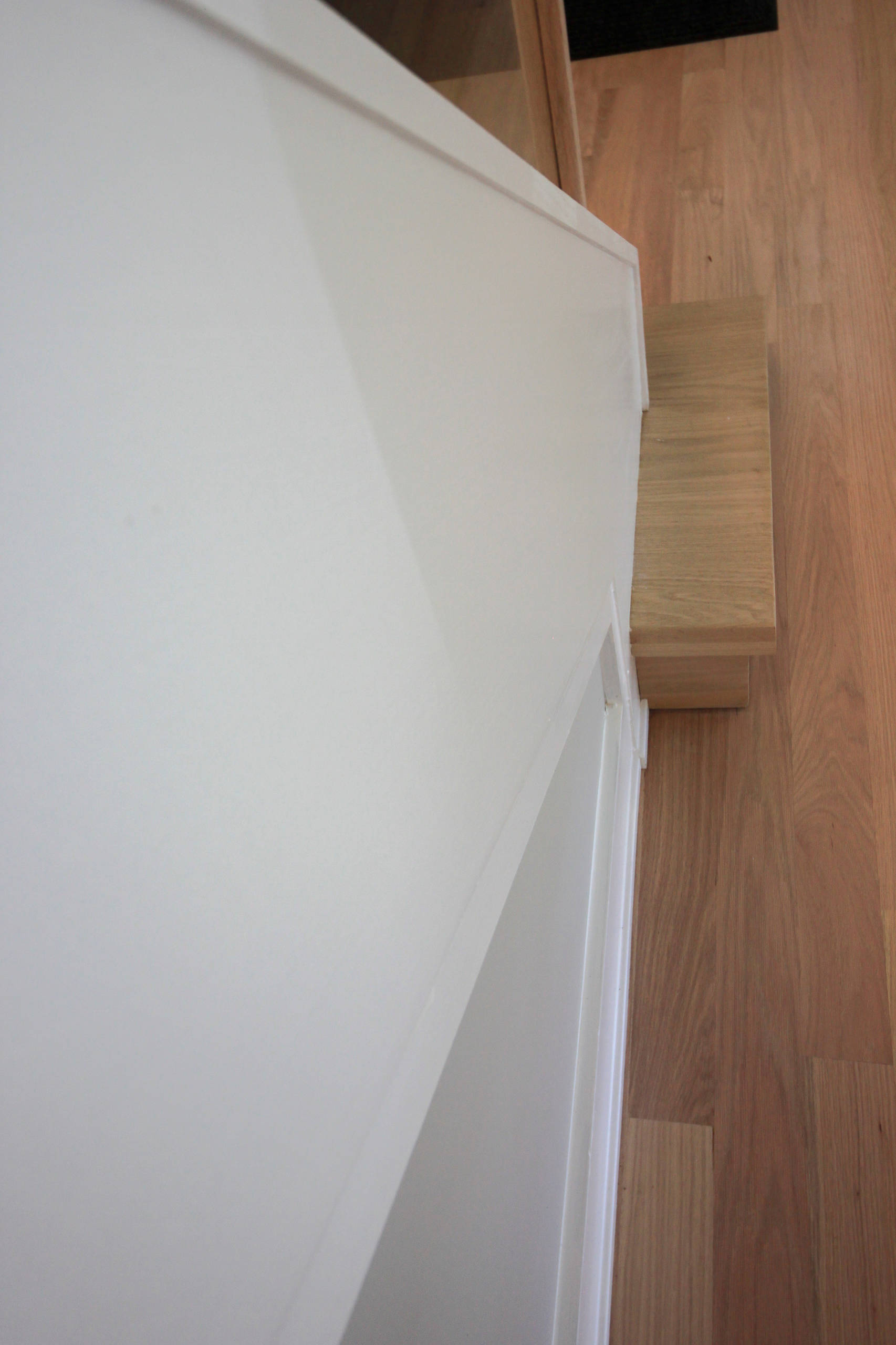 60_Contemporary Oak Staircase with Frame-less Glass Balustrade, Arlington, VA 22