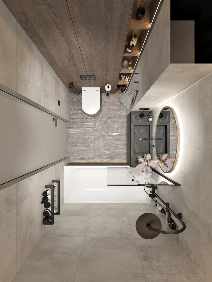 Минимализм для молодой семьи в ЖК Wellton Towers, г. Москва