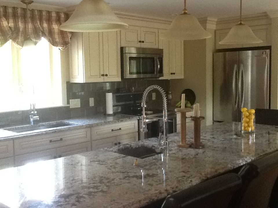 Transitional kitchen photo in Providence
