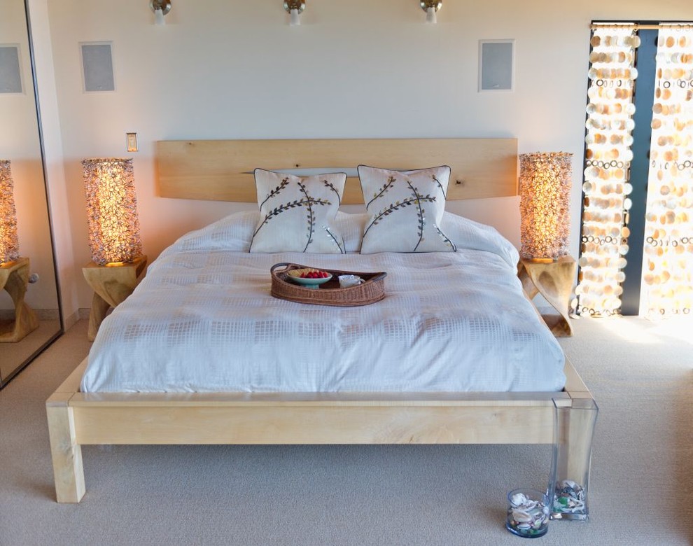 Contemporary bedroom in Los Angeles.