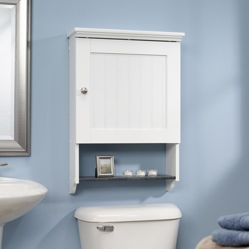 Bathroom Cabinet Wall Mount Medicine Cabinet Storage Kitchen Toilet  Organizer US
