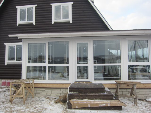Остекление деревянного дома