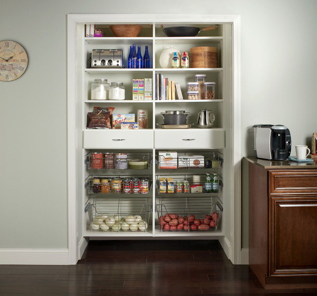 Reach In Pantry Contemporary Kitchen Orlando By Closetmaid