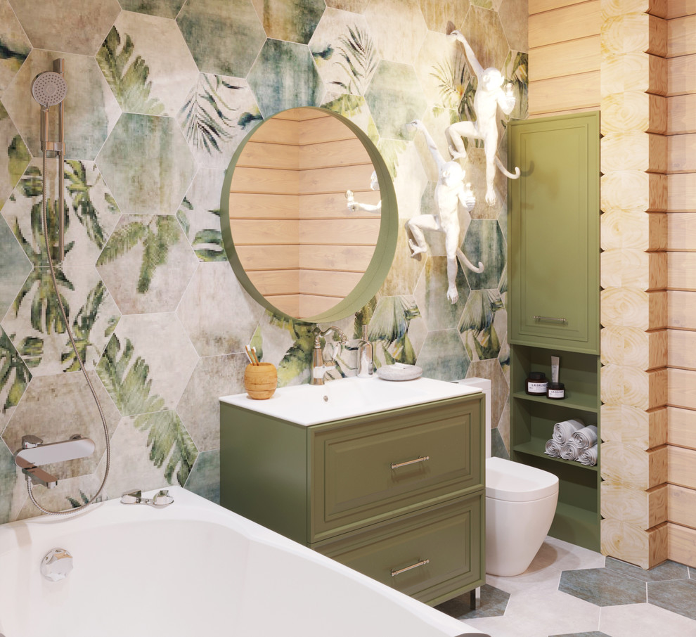 Интерьер жилого дома из клееного бруса  г. Владивосток