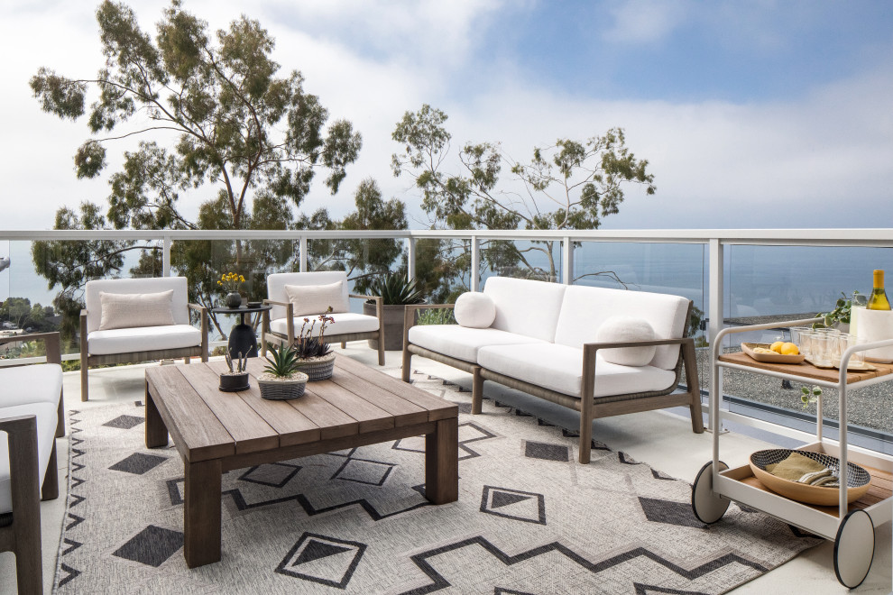Photo of a beach style deck in Orange County.