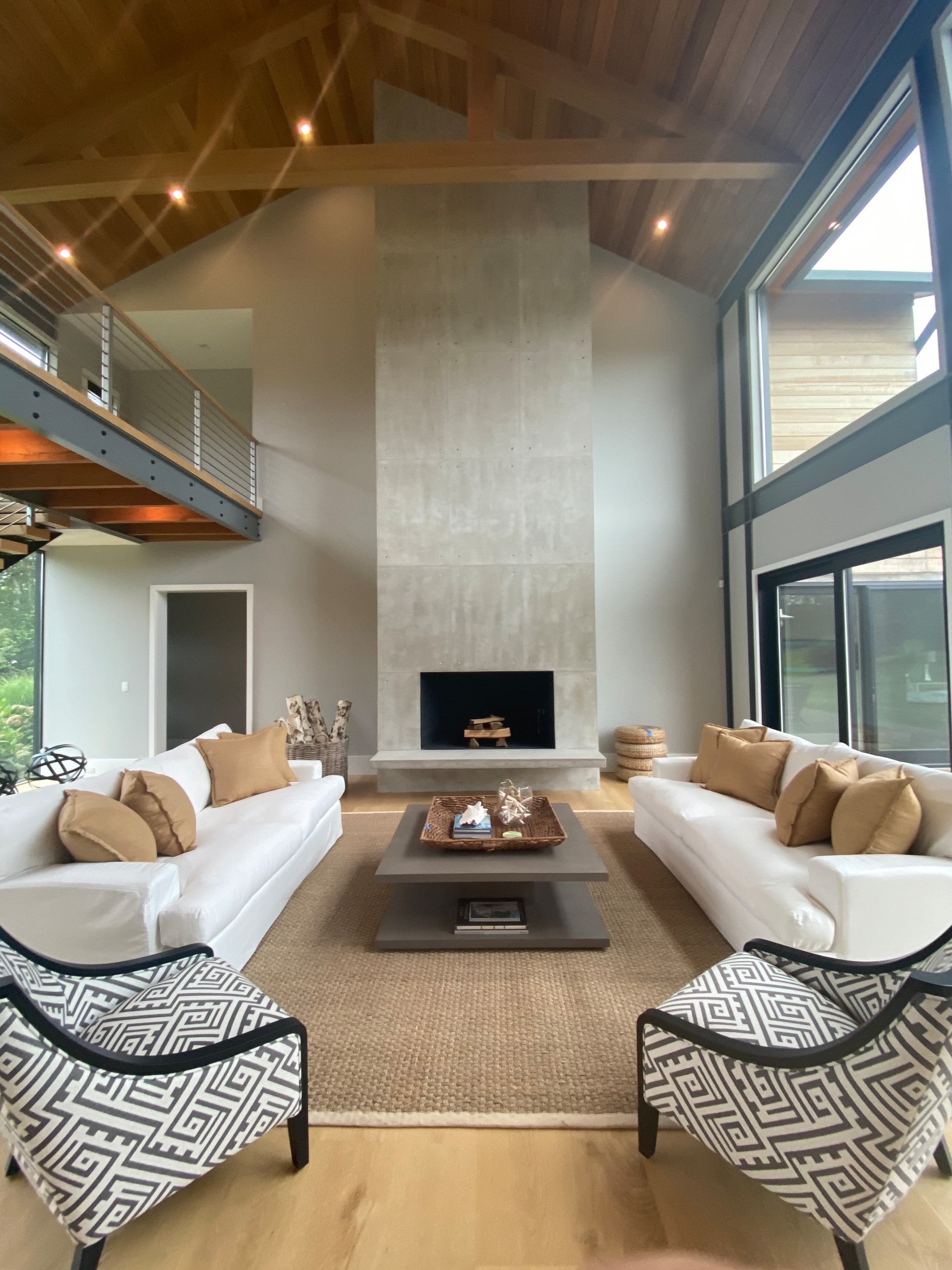 Living room before hamptons new york