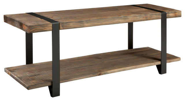 Modesto 48"L Reclaimed Wood Entryway Bench