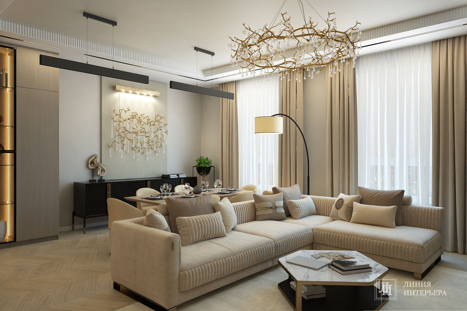 Дизайн квартиры в современном стиле