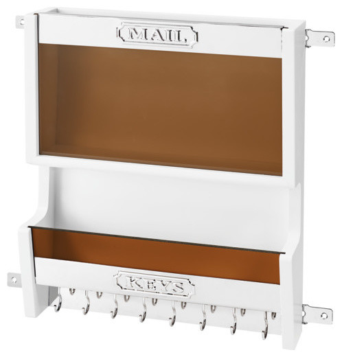 Door Mounted Mail Organizer Contemporary Wall Organizers By