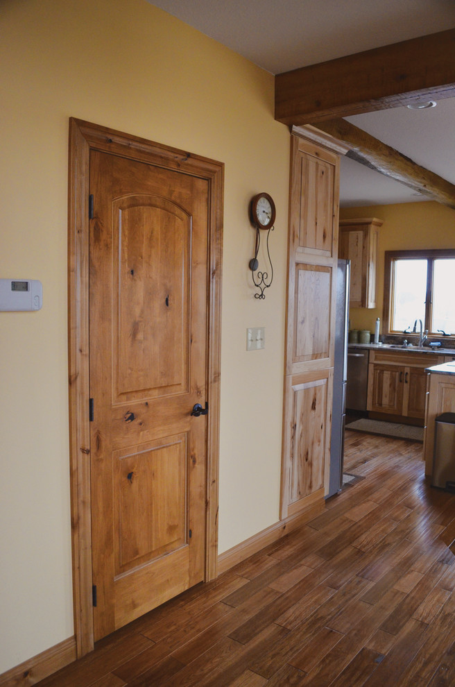 Inspiration for a rustic kitchen remodel in Cincinnati