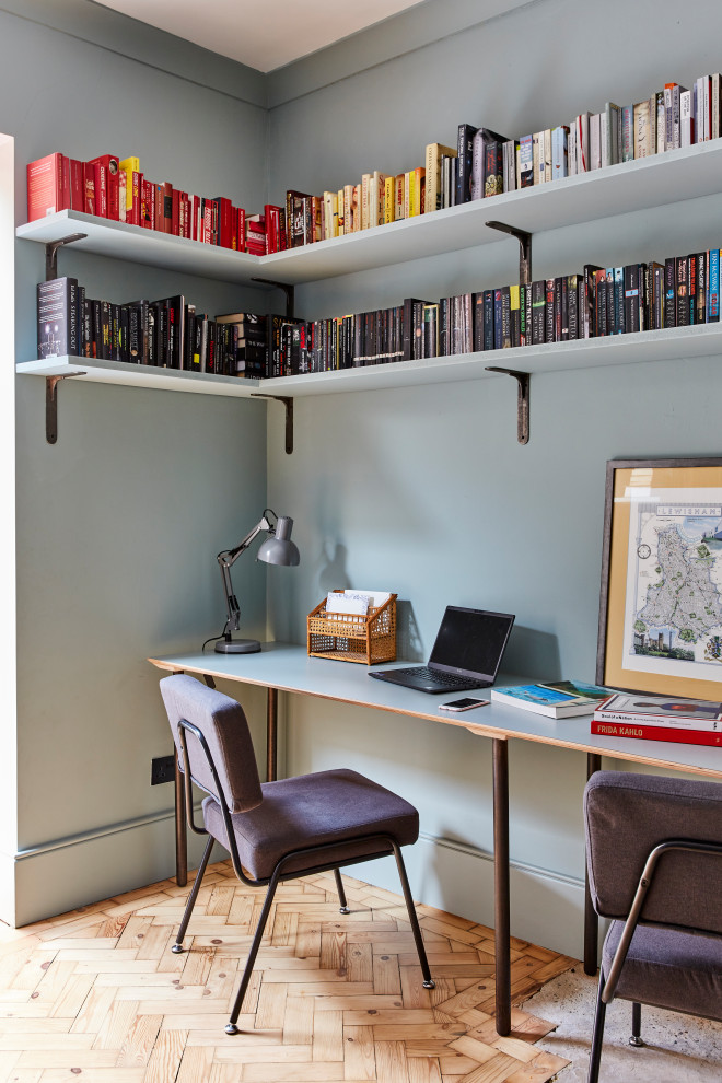 Eclectic home office photo in London