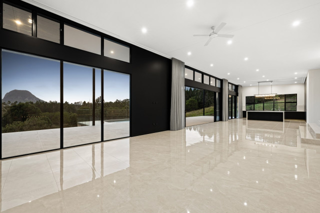 Modern Chic Home Federal moderne-dagligstue